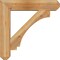 Ekena Millwork Imperial Craftsman Rough Sawn Bracket w/ Offset Brace, Western Red Cedar, 8"W x 36"D x 36"H BKT0806X36X36IMP04RWR - alternate 4